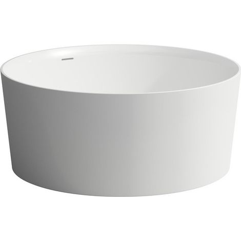 Baignoire VAL 1300 x 1300 mm, ronde, à poser blanc LAUFEN