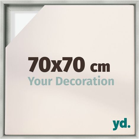 Your Decoration - Cadre flottant - Argent Mat - Cadre en caisse américaine pour toile sur chassis - MDF - Lyon (1/5)