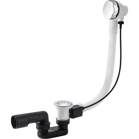 Badewannen-Überlauf mit Automatikablauf CLASSIC I 57 cm, Chrom