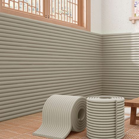 1 rouleau d'autocollants muraux de décoration intérieure DIY, autocollants muraux souples, peut être coupé, 20 cm 2 m