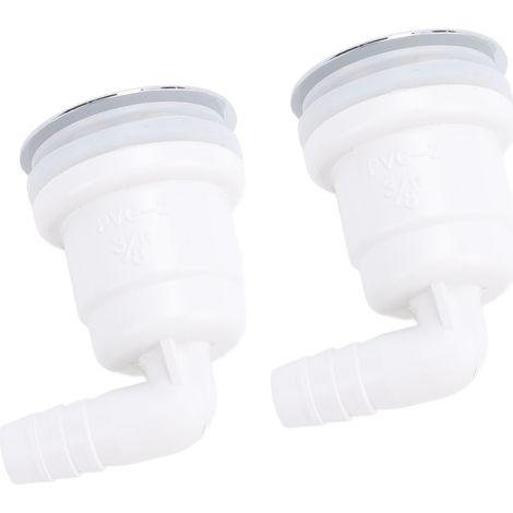 Lot de 2 injecteurs de spa PVC 35 mm fins durables buse pulvérisatrice pour piscine jacuzzi bain à remous (1/5)