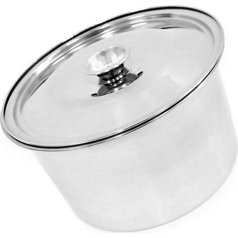 Bol d'assaisonnement rond Bol d'assaisonnement bol à mélanger rond de grand diamètre en acier inoxydable avec art lutrin (1/5)
