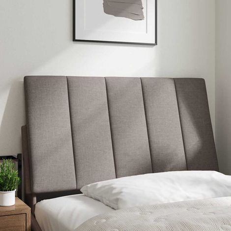Maison Exclusive - Kopfteil-Kissen "Hanko" Taupe 90 cm Stoff (1/5)