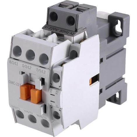Contacteur électromagnétique triphasé GMC-22 220 V CA pour la protection des équipements de rénovation et d'électricité. (1/5)