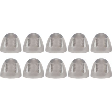 10 Dômes Ouverts Souples pour Aides Auditives - Lot de 10 Pièces de Remplacement Noir 5mm pour Personnes Âgées et Malentendantes (1/5)