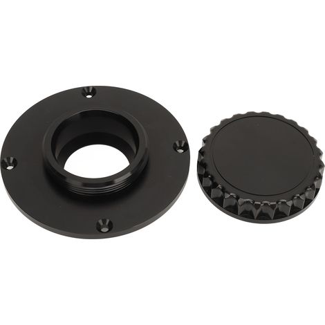 Bouchon de réservoir d'essence en aluminium à ouverture rotative pour moteurs K Series K1 K75 K100 K1100 RS RT SC LT, noir brillant (1/5)