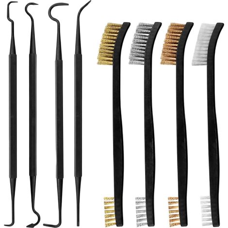 Lot de 8 Petite Brosse Metallique,Mini Brosses Métalliques (1/5)