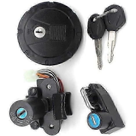 Kit de interruptor de encendido, tapa de combustible y cerradura de asiento para motocicleta KLX 250 KMX125 KMX250 KLR250 KLR650 KLX250 JP (1/5)