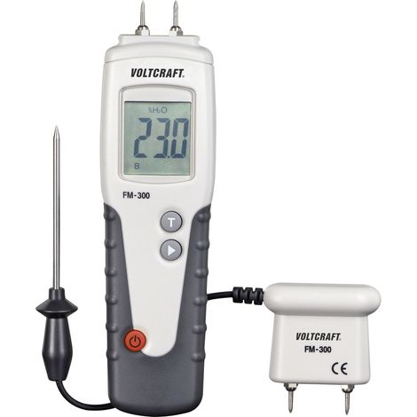 VOLTCRAFT FM-300 Holzfeuchtemessgerät Messbereich Holzfeuchtigkeit (Bereich) 6 bis 99 % vol Temper (1/3)