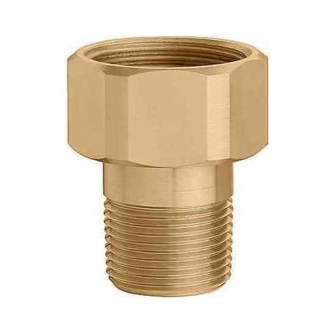 Bocchettone completo di guarnizione. Attacco tubazione 1"M Caleffi 110060  Ottone