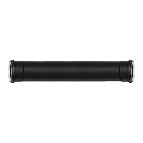 TUBO 2 BICCHIERI PPR BLACK ULTRA SILENT- DN 75 500- BAMPI- pezzi 1