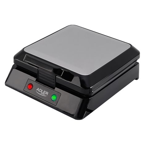 Adler AD 3036 waffeliera nera 1500 watt potente (1/3)