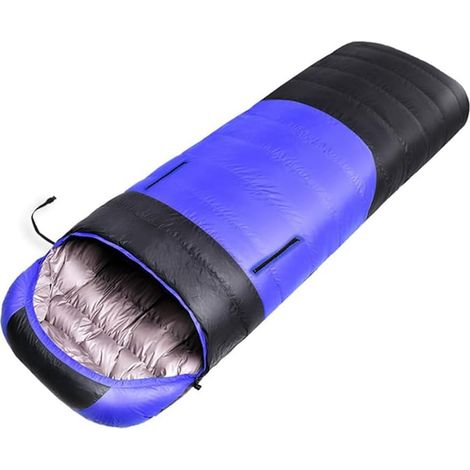Sac de Couchage Chauffant Électrique en Duvet de Coton, Coussin Chauffant USB, Lavable en Machine, Sac de Couchage de Camping. (1/5)