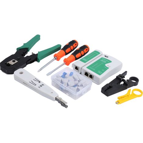 Netzwerkkabel-Reparatur- und Wartungsset, Kabeltester, tragbar, ABS-Zubehör, YGP109 (1/5)