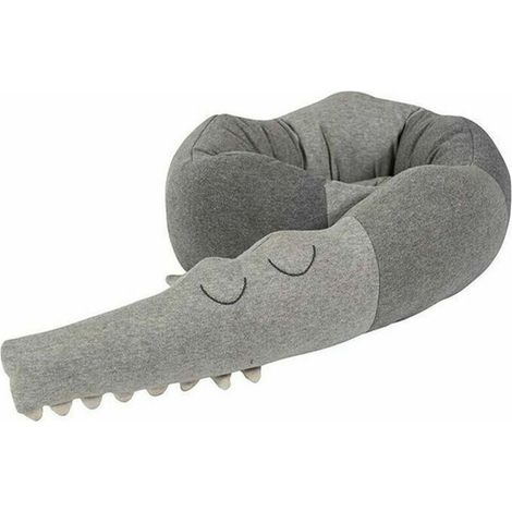 Nestchen für Kinderbetten, Babybettumrandungen, Nestchen in Krokodilform, Kopfschutz, dekorative Nestchen (1/5)