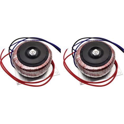 2X Double Alimentation de Transformateur Toroïdal en Cuivre 15 V Double Transformateur de Boucle D'Alimentation pour Amplificateur de Puissance (1/5)