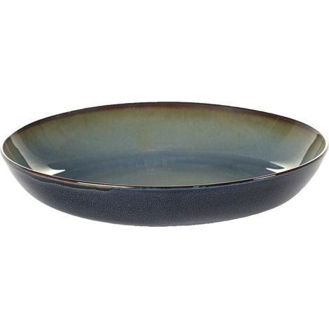 SERAX Teller tief L Smoky Blue / Dark Blue, ø: 235 mm