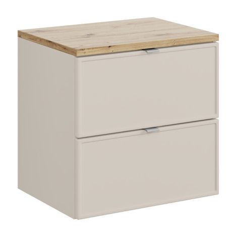 Meuble sous vasque 60 cm + plateau - Sublima Cashmere Artisan - Livraison gratuite