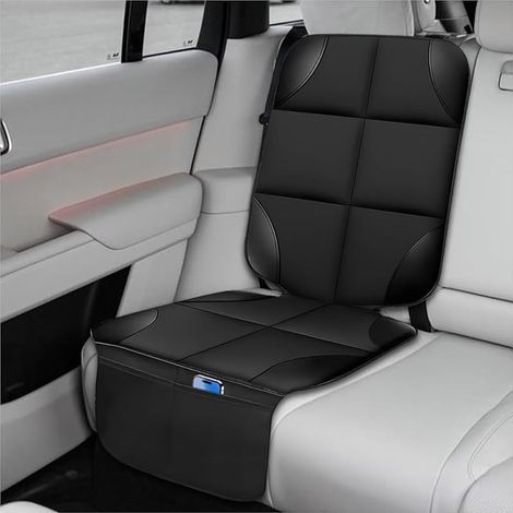 Protecteur de Siège de Voiture, Protection Siège Voiture pour Enfant/Chien, Couvre Siège Auto Antidérapage, avec Poches Organisateur, Universel pour Sièges Enfants Coques Bébé et Rehausseurs (1/5)