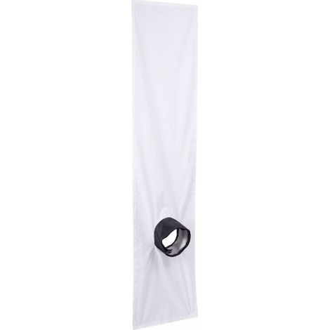 Joint d’étanchéité pour climatiseur mobile avec tuyau d’évacuation rallongé cousu intégralement – 100 × 210 cm, fermeture éclair, optimise le refroidissement et réduit la consommation énergétique (1/5)