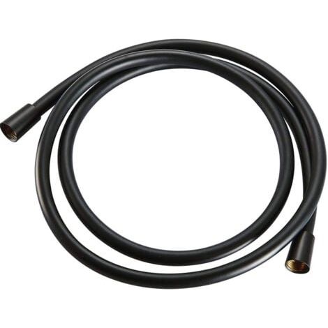 Flexible de douche anti-pliage et anti-torsion 1,50 m, flexible de douche,noir (1/5)