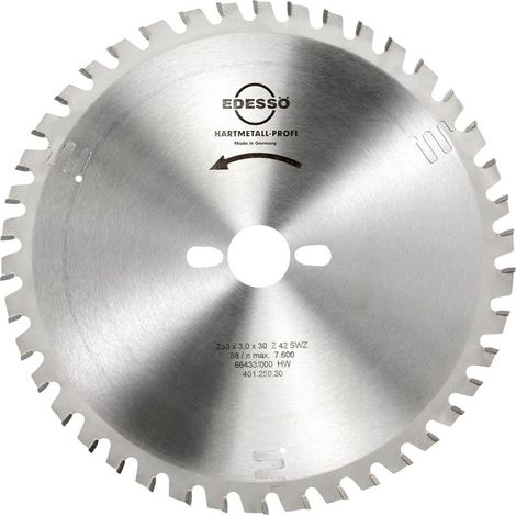 EDESSÖ HW Kreissägeblatt Präzision 250 x 3,0 x 30 mm Z42 SWZ (1/3)