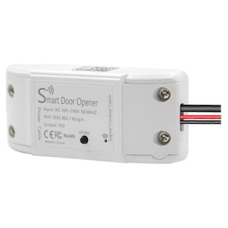 Interrupteur de porte de garage Wi-Fi, contrôleur de porte de portail intelligent, télécommande Smart Life compatible avec Siri, CarPlay et Alexa Home, prise européenne. (1/5)