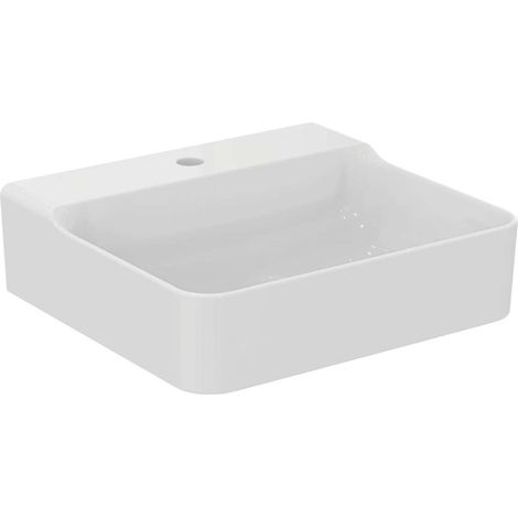 Lavabo CONCA 500x450x165mm bianco monoforo, senza troppopieno IDEAL STANDARD (1/5)