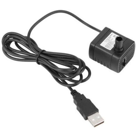 USB 5V 0.5m 150L/H Réglable Miniature Moteur Brushless DC Pompe Eau pour Hydroponique Piscine Submersible (1/5)