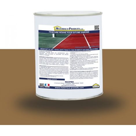 Peinture résine pour bitume enrobé - 36 Kg Chamois - MATPRO