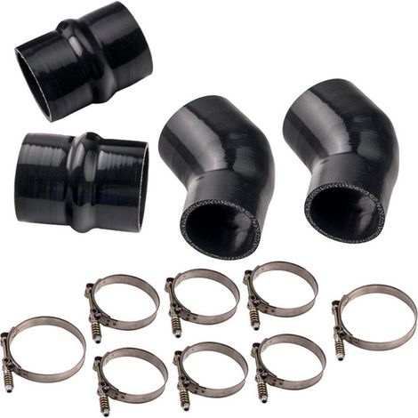 Heavy Duty Silicone Intercooler Boot Kit for Dodge Ram 2500 2000 2001 2002 5.9L (1/5)