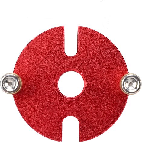 Guide de perçage vertical en alliage d'aluminium pour bois, gabarit chevilles auto-centrant, perçage précis, meuble et menuiserie, kit 8 écrous rouge (1/5)