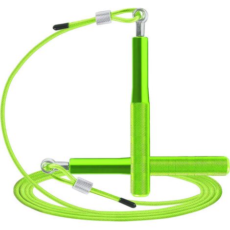 Corde À Sauter - Roulement 360° Et Poignées En Aluminium - Pour Fitness Crossfit Et Cardio - 1 Pièce (1/5)