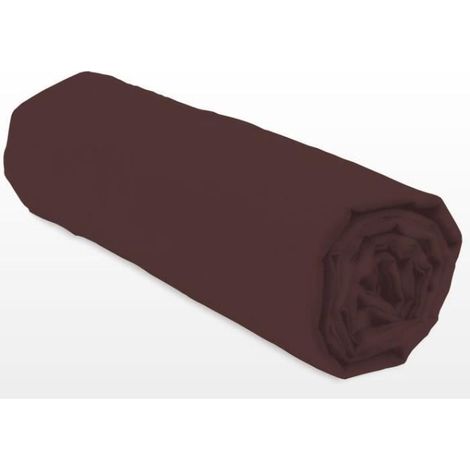 Fitted sheet - LOVELY HOME - LH71596 - 140x190+30 cm - Brown (1/3)