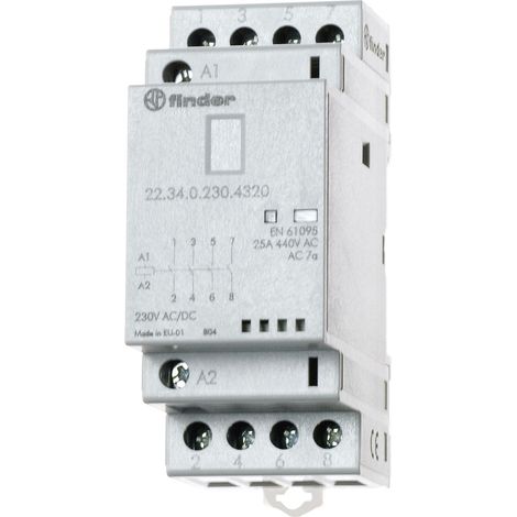 Finder 22.34.0.024.4620 Installationsschütz  2 Öffner, 2 Schließer  250 V/AC, 440 V/AC     1 St.