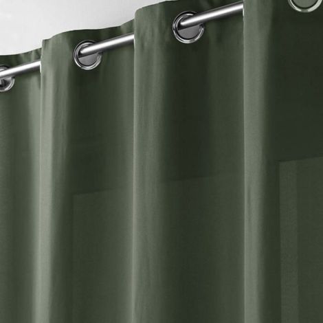Rideau a oeillets 140 x 280 cm Absolu kaki (1/3)