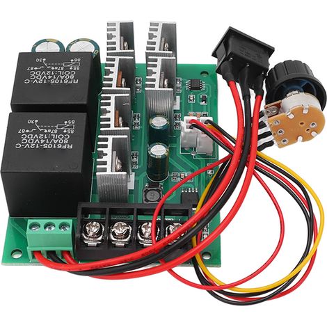 DC Motor Controller Brush Speed Control Adjustable CW CCW Switch Large Torsion 40A 10‑50V (1/5)