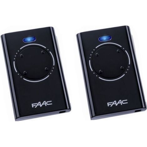 Télécommande FAAC XT4 868 SLH NOIR Pack de 2 - Noir (1/5)