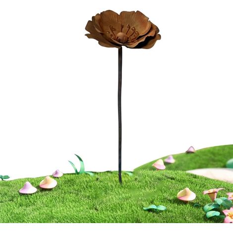 Garten Vintage Dekoration für Blumenbeet dekorative Pfosten