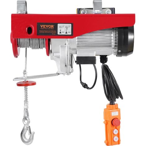 Treuil électrique sans fil 997,9 kg avec télécommande de 426,7 cm et câble de 9997,4 cm pour levage en toute sécurité (1/5)