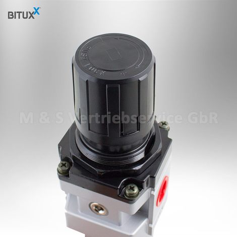 Bituxx Druckluft Wartungseinheit 1/2" Druckminderer Wasserabscheider Öler Filter