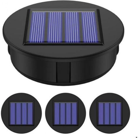Lot De 4 Pièces De Rechange Pour Lampe Solaire Kzq (Partie Supérieure : 8 Cm, Partie Inférieure : 7 Cm), Embout De Rechange (1/3)