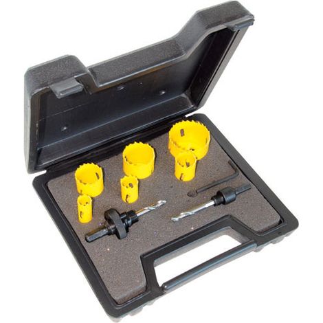 Jeu de 6 scies cloches C.K. + outils pour électricien 424045 (1/2)