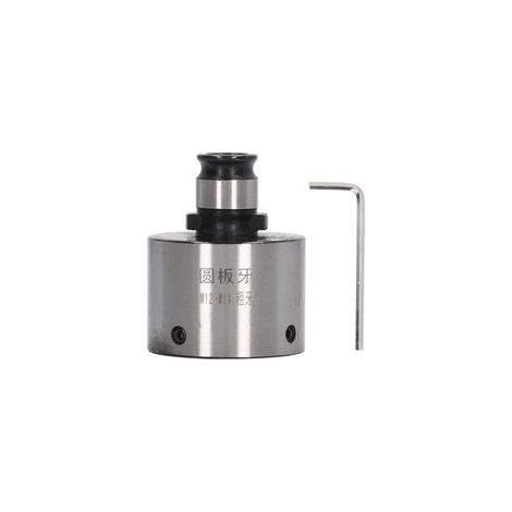 Mandrin de filetage à changement rapide, diamètre extérieur de 19mm, en acier au carbone GT12 M12 M14 pour tour à dents grossières (1/5)