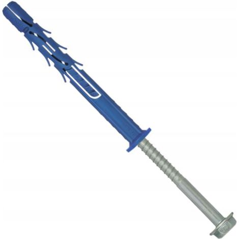 Tappo per telaio in poliammide FF1 14x200 mm con collare, vite elettrozincata (1/3)