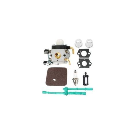 Vergaser mit Luftfilter und Kraftstoffleitung für STIHL FS55 FS38 FS45 FS46 FS55C FC55 FS74 FS75 FS76 FS80 KM85 Freischneider (1/4)