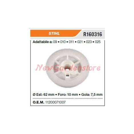 Polea de arranque para motosierra STIHL 09 010 011 021 023 025 R160316