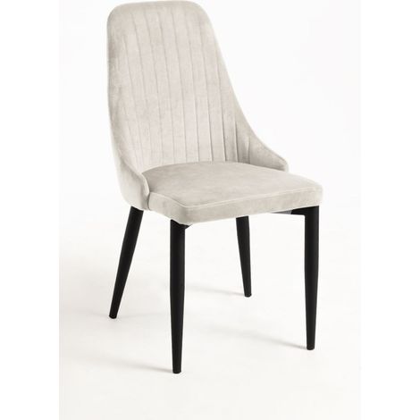Sillas Comedor - Silla Kan Terciopelo - Beige (1/5)