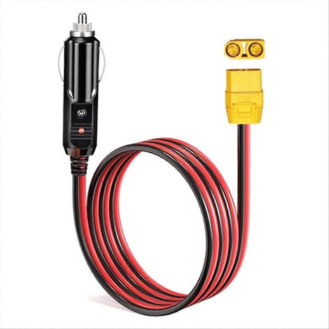Câble de charge XT90 14AWG pour station d'énergie solaire, générateur portable, connecteur robuste, compatible power station, fil de 14 gauge, recharge efficace, câble d'alimentation solaire. (1/5)