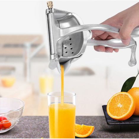 Presse-agrumes manuel portable en alliage d'aluminium pour citrons et oranges. (1/5)